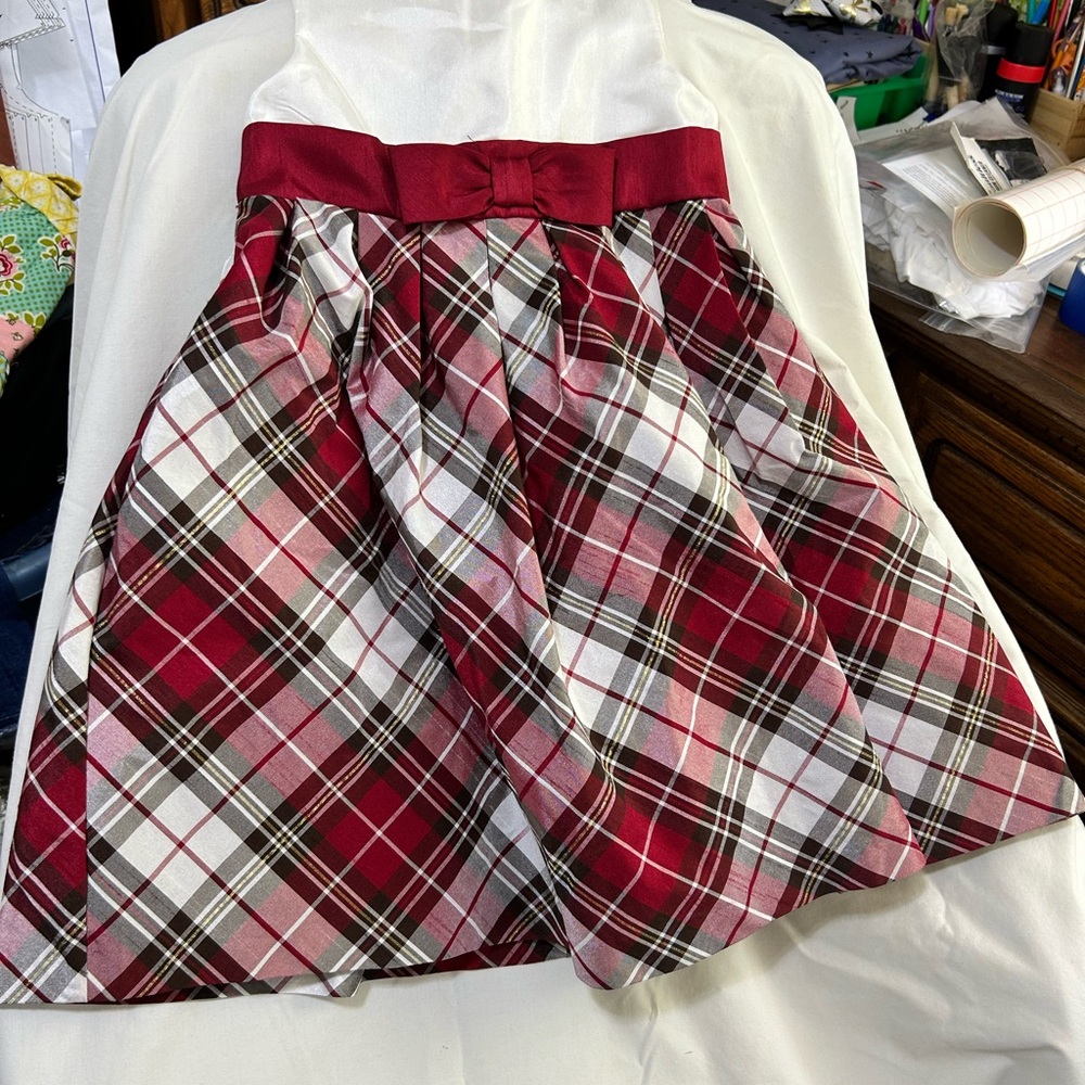 Gymboree Red Knee-Length Bubble Skirt